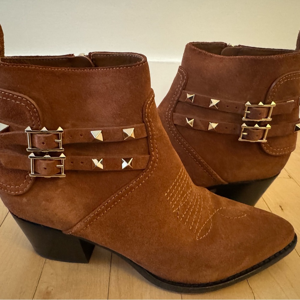 Valentino Rockstud Western Bootie